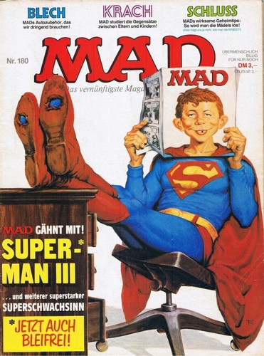 Mad 180 1984 - mad, superman