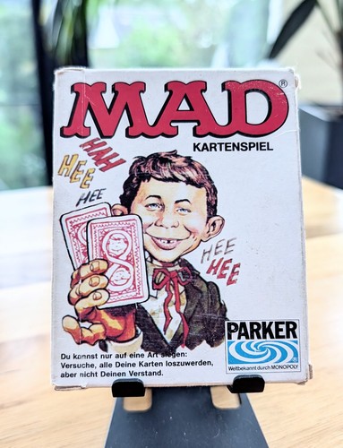 Mad kartenspiel parker - kartenspiel, 1979